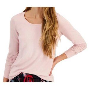 Charter Club Solid Scoop Neck Lounge/Sleep Top LARGE (8181)